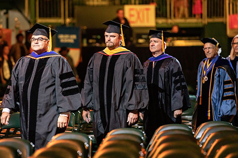 faculty procession