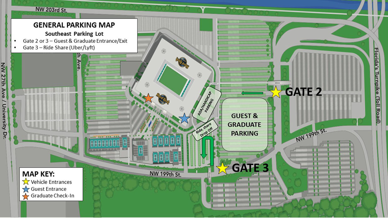 hard rock stadium map parking / hard rock stadium / i see